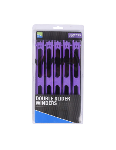 Preston Double Slider Winders - 18cm Red