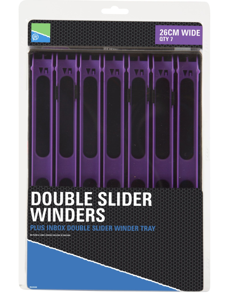 Preston Double Slider Winders - 18cm Red