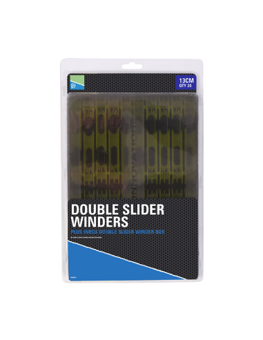 Preston Double Slider Winders - 18cm Red