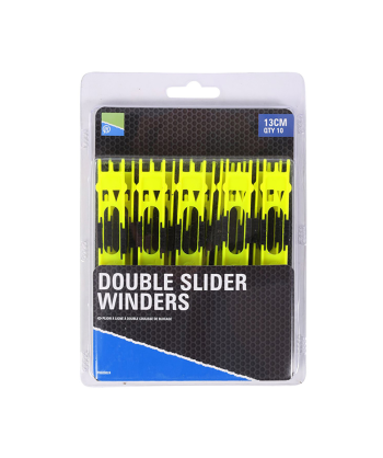 Preston Double Slider Winders - 18cm Red