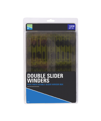Preston Double Slider Winders - 20cm Green
