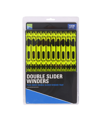 Preston Double Slider Winders - 20cm Green