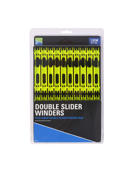 Preston Double Slider Winders - 20cm Green