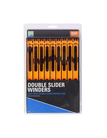 Preston Double Slider Winders - 20cm Green