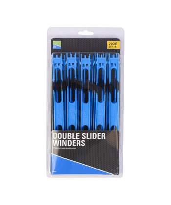 Preston Double Slider Winders - 22cm Blue