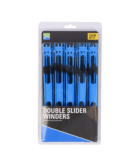 Preston Double Slider Winders - 22cm Blue