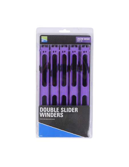 Preston Double Slider Winders - 22cm Blue