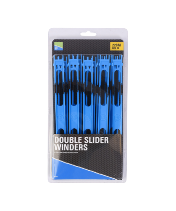 Preston Double Slider Winders - 22cm Blue