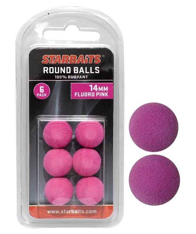 Round Balls 14mm růžová (plovoucí kulička) 6ks