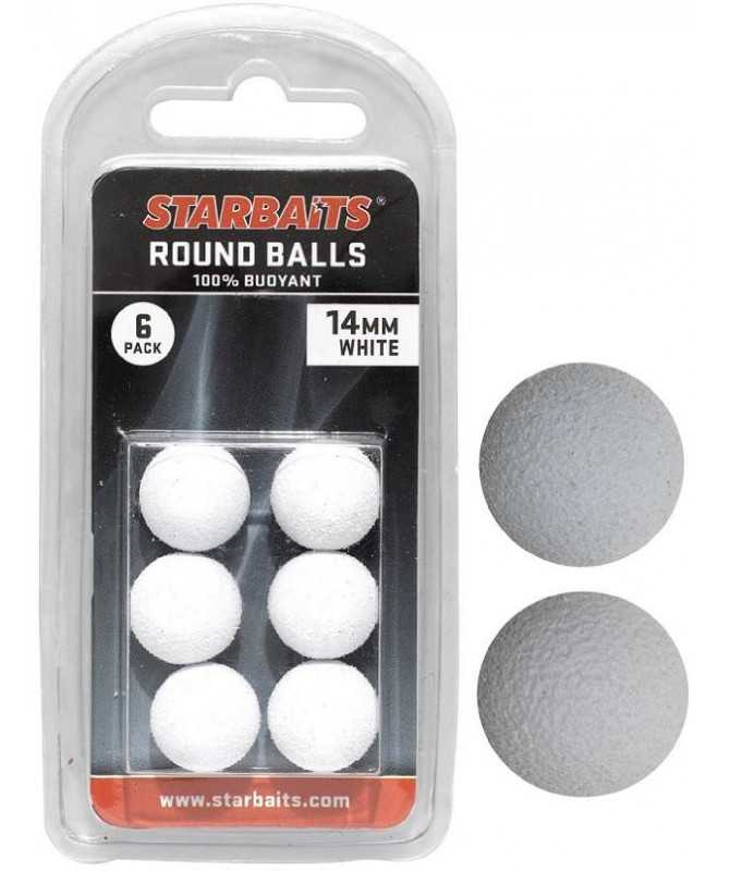 Round Balls 14mm bílá (plovoucí kulička) 6ks