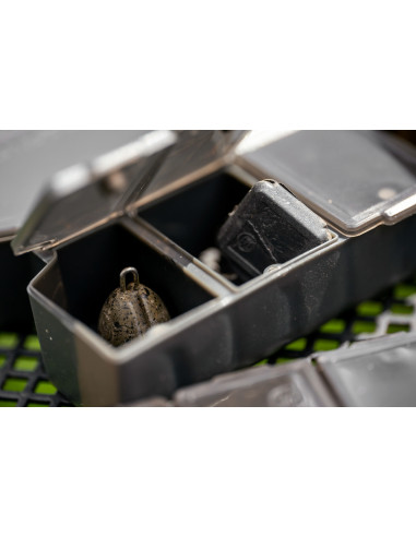 Preston Accessory Box - 4 Compartment Shallow