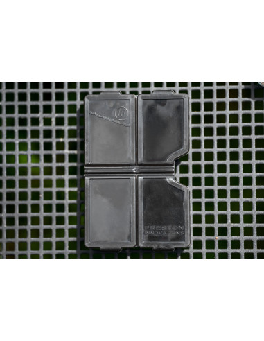 Preston Accessory Box - 4 Compartment Shallow