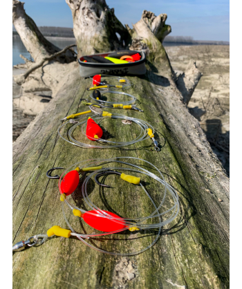 BlackCat NO6/0 Anti Tangle Rig L: 200m 2 Mainline Ø: 100mm