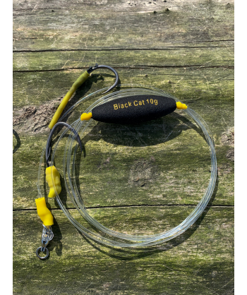 BlackCat NO6/0 Anti Tangle Rig L: 200m 2 Mainline Ø: 100mm
