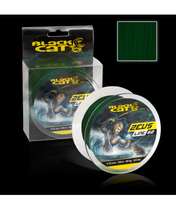 BlackCat Ø 038mm Zeus Line G2 L: 250m 37kg / 81lbs green