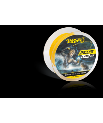 BlackCat Ø 038mm Zeus Line G2 L: 250m 37kg / 81lbs yellow