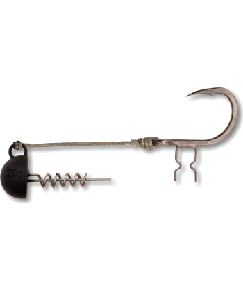BlackCat NO6/0 Shad Claw Rig 20g 100kg 1 pcs