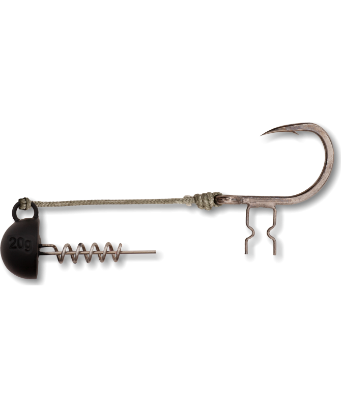 BlackCat NO6/0 Shad Claw Rig 20g 100kg 1 pcs