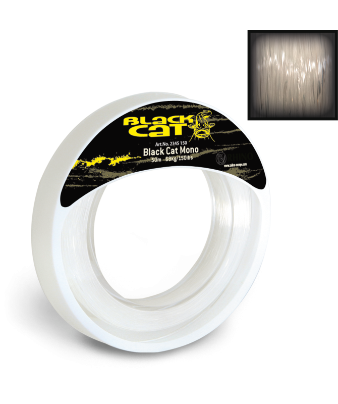 BlackCat Ø 13mm Mono Leader L: 50m 77kg / 170lbs
