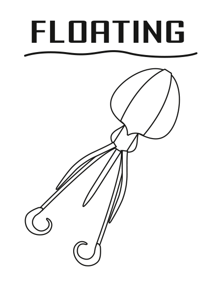 BlackCat 20g Calamar U-Float yellow zombie