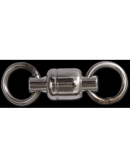 BlackCat L: 22mm X-Strong Ball Bearing Swivel 97kg black nickel 4 pcs
