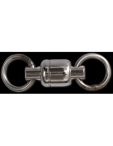 BlackCat L: 22mm X-Strong Ball Bearing Swivel 97kg black nickel 4 pcs