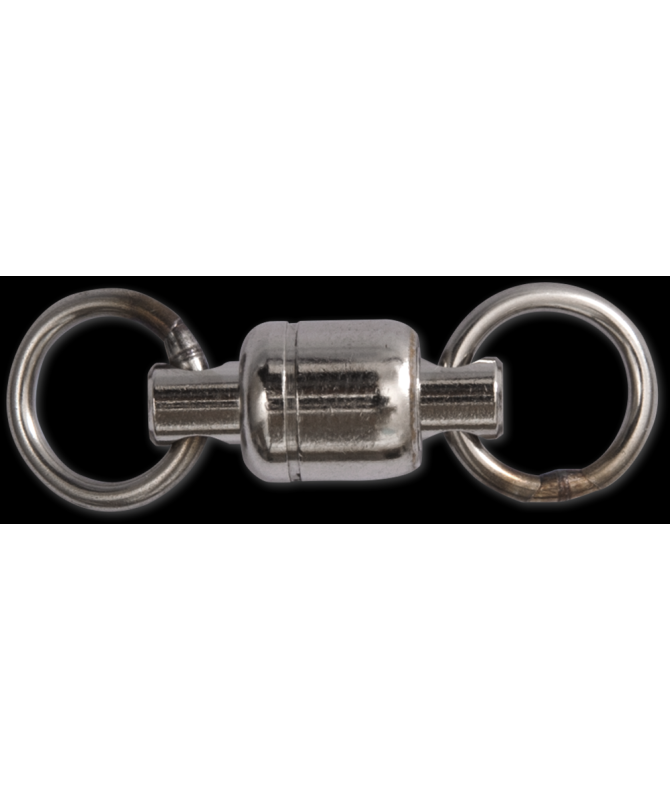 BlackCat L: 25mm X-Strong Ball Bearing Swivel 125kg black nickel 3 pcs
