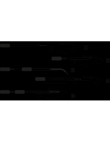 BlackCat Dead Bait Puncher L: 40cm