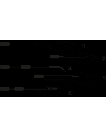 BlackCat Dead Bait Puncher L: 40cm