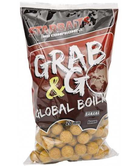 Global boilies BANANA CREAM 20mm 1kg Global boilies BANANA CREAM 20mm 1kg