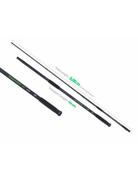 ZFISH Podběráková Tyč Transformer 3m Landing Net Handle