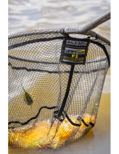 Preston Carbon F1 Latex Landing Net 16