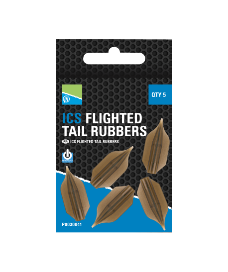 Preston Ics Flighted Tail Rubbers