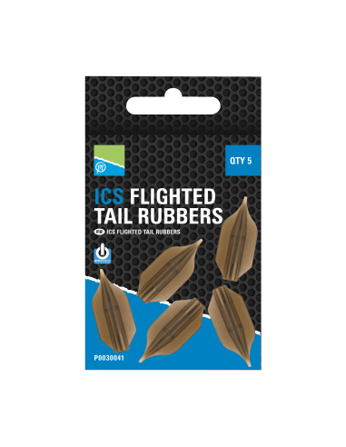 Preston Ics Flighted Tail Rubbers