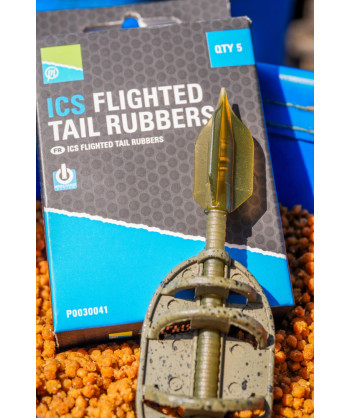 Preston Ics Flighted Tail Rubbers