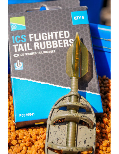 Preston Ics Flighted Tail Rubbers