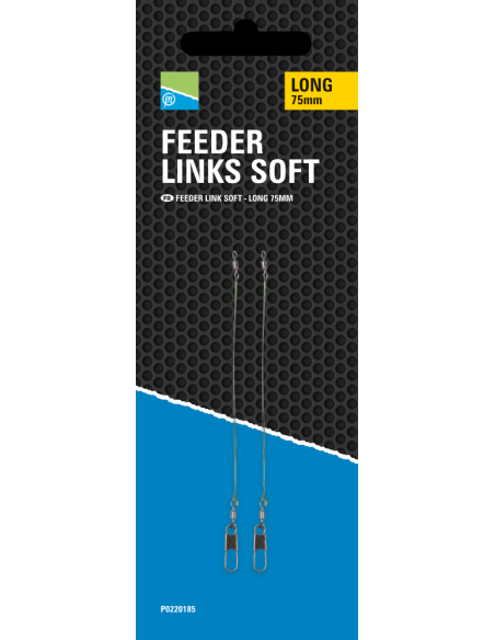 Preston Feeder Links Soft Long 75mm