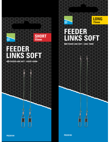 Preston Feeder Links Soft Long 75mm
