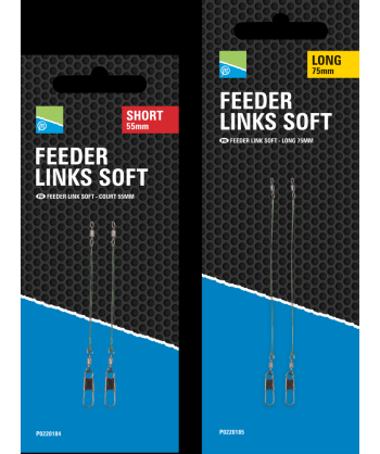 Preston Feeder Links Soft Short 55mm