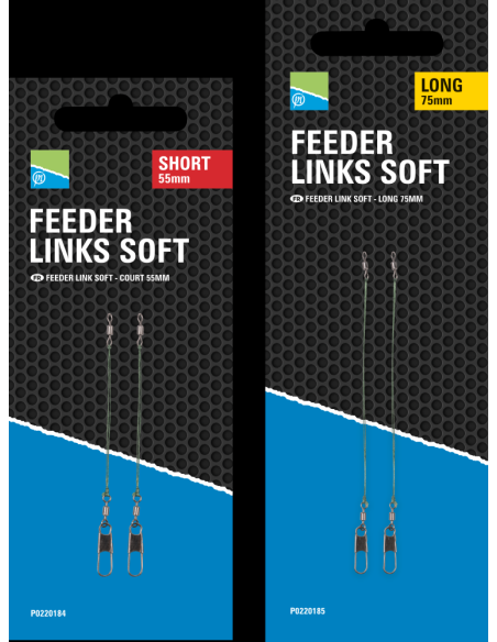 Preston Feeder Links Soft Short 55mm
