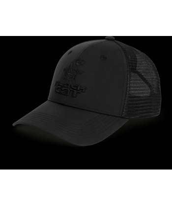 BlackCat Black Trucker Cap