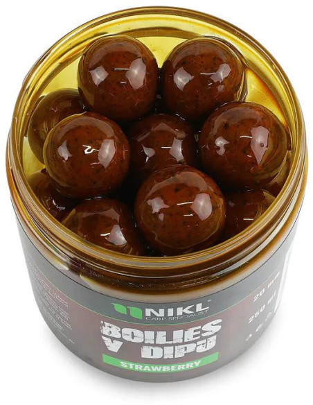 Nikl Boilies v dipu Strawberry 250ml