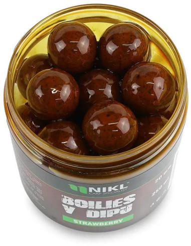 Nikl Boilies v dipu Strawberry 250ml