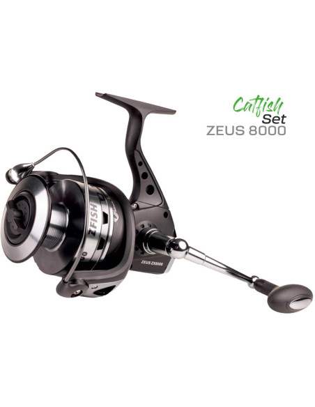 ZFISH Combo Prut Catfish Fighter 2,85m/100-300g + Naviják Zeus ZX 8000