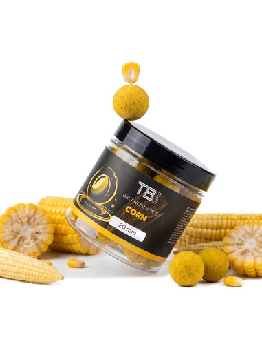 TB Baits Vyvážené Boilie Balanced + Atraktor Corn 100 g 20 mm