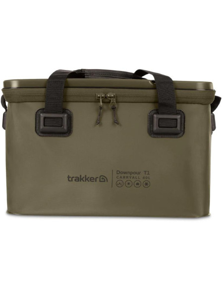 Trakker Voděodolná taška Downpour T1 Carryall L 40L - Green