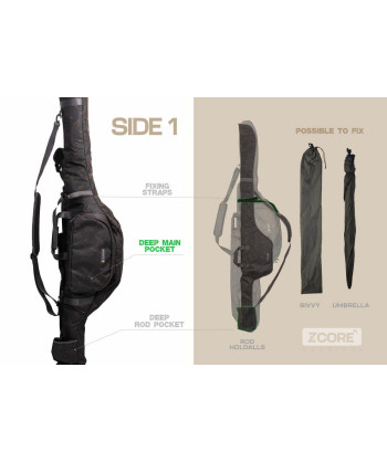 ZFISH Pouzdro na 2 Pruty Z-CORE Elite Carp Holdall 2 Rods
