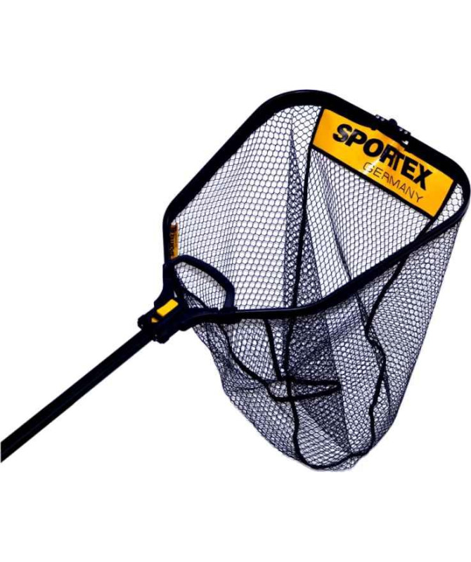 Pogumovaný rybářský podběrák SPORTEX síť pogumovaná 80x70cm