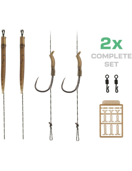 ZFISH Návazec Wide Gape Bez Protihrotu Carp Rig