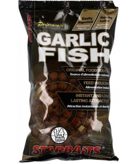 Garlic Fish - Boilie potápivé 1kg 14mm Garlic Fish - Boilie potápivé 1kg 14mm